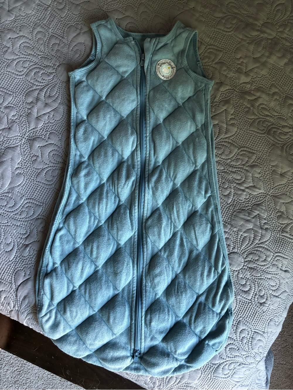 Dreamland Baby Weighted Blue Sleep Sack Medium 6-12m